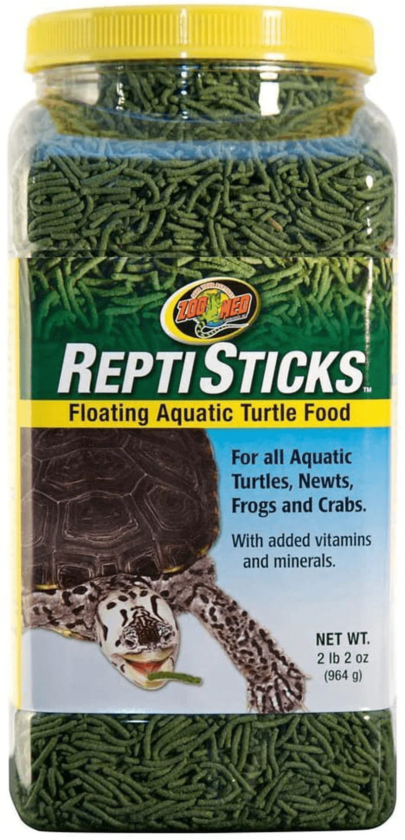 Zoomed Reptistick Floating Aquatic Turtle Food 2 Lb. 2 Oz. Animals & Pet Supplies > Pet Supplies > Reptile & Amphibian Supplies > Reptile & Amphibian Food Zoo Med   