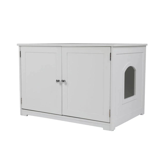 Zoovilla Kitty Litter Loo Bench, White Animals & Pet Supplies > Pet Supplies > Cat Supplies > Cat Furniture Merry Products   