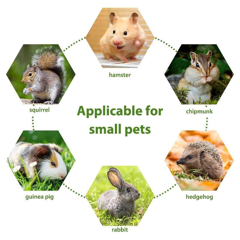 ZPAQI 18 Pcs Bunny Chew Toys Rabbit Edible Treat Natural Timothy Hay Petals Sticks No Additives for Rabbit Chinchilla Hamster Animals & Pet Supplies > Pet Supplies > Small Animal Supplies > Small Animal Treats ZPAQI   