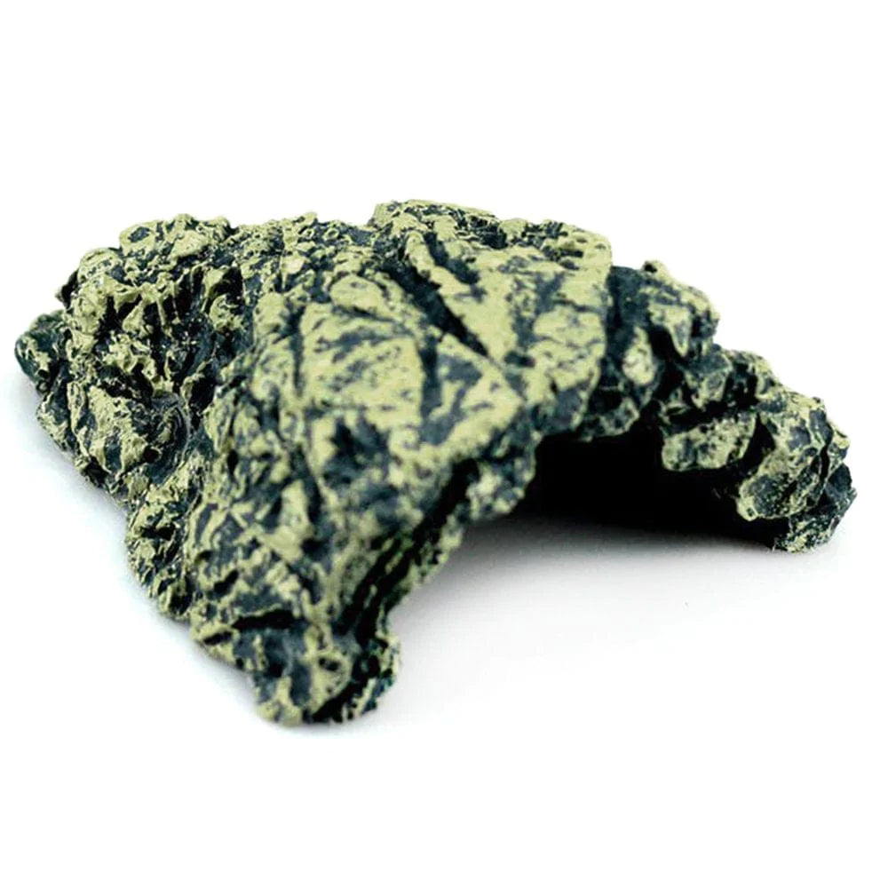ZPAQI Reptile Rock Hideout Habitat Decoration Non Toxic Resin Realistic Cave for Pocket Pets Small Amphibians Spiders Iguanas Animals & Pet Supplies > Pet Supplies > Small Animal Supplies > Small Animal Habitat Accessories ZPAQI   