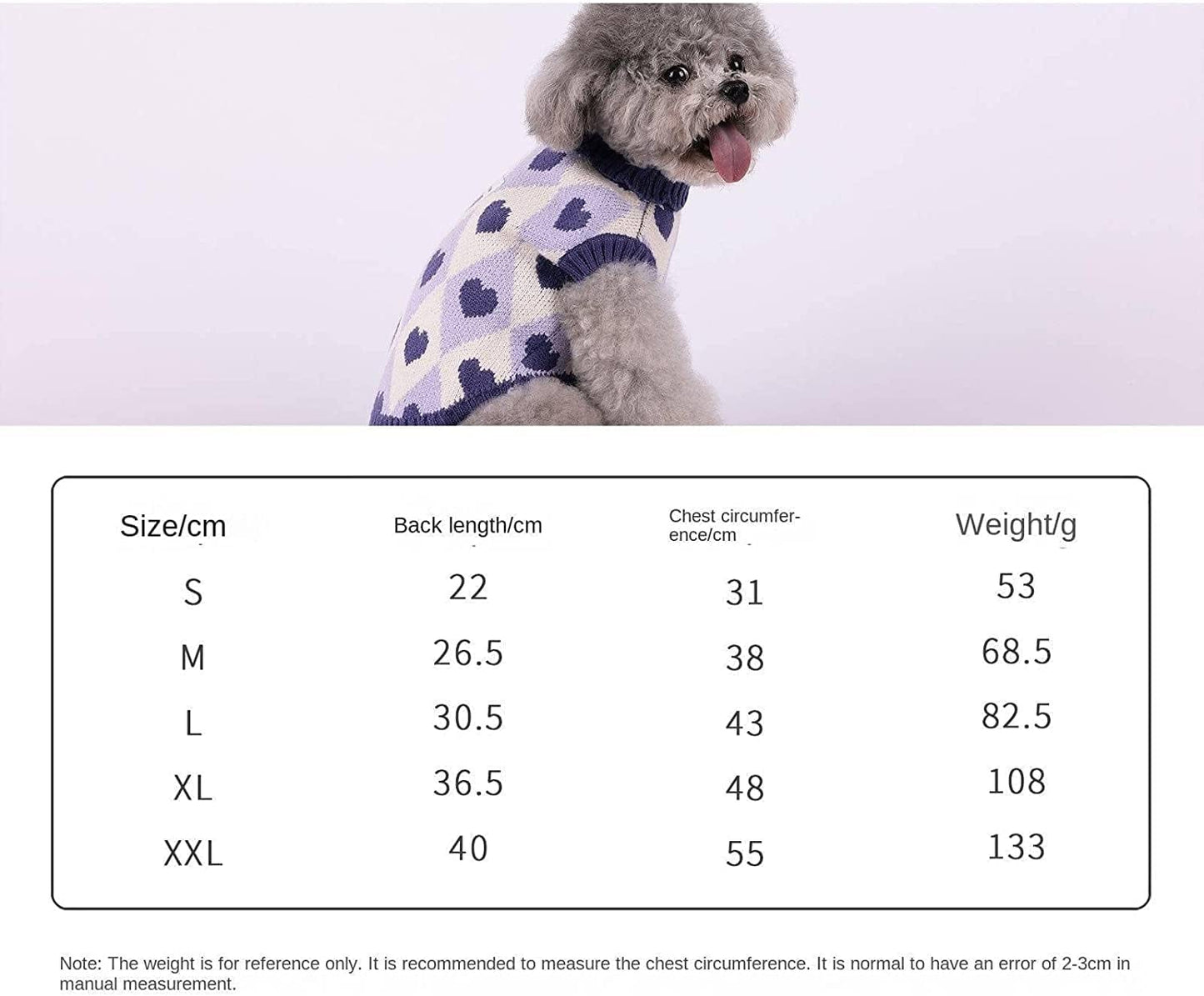 ZSQZJJ Pet New Knitted Love Sleeveless Sweater Thickened Warm Winter Puppy Dog Clothes Medium-Sized Dog Pet Clothing Animals & Pet Supplies > Pet Supplies > Dog Supplies > Dog Apparel ZSQZJJ   