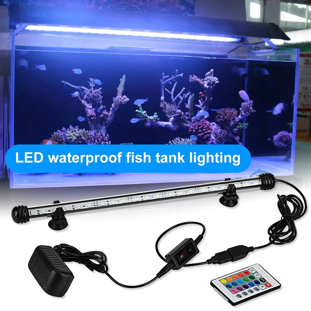 ZTGD Aquarium Light User-Friendly Waterproof Plastic IP68 Protection Rating LED Aquarium Fish Tank Light for Home Animals & Pet Supplies > Pet Supplies > Fish Supplies > Aquarium Lighting ZTGD   