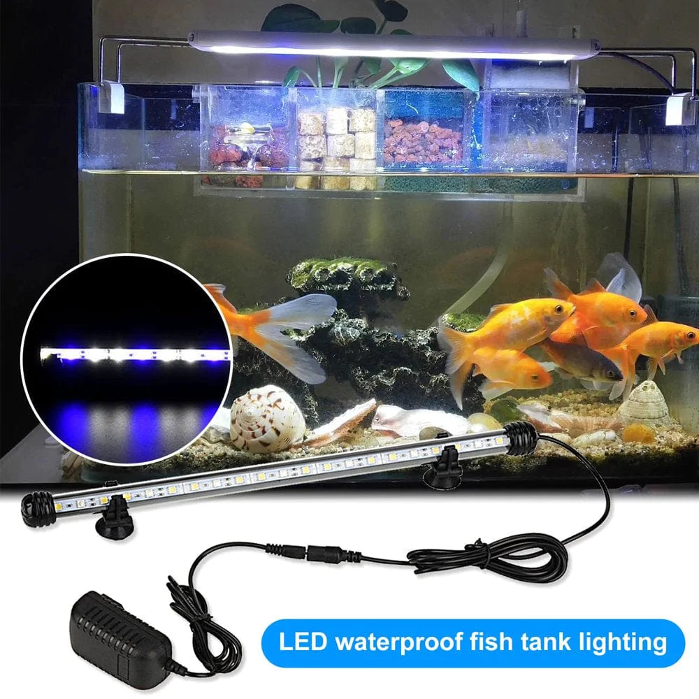 ZTGD Aquarium Light User-Friendly Waterproof Plastic IP68 Protection Rating LED Aquarium Fish Tank Light for Home Animals & Pet Supplies > Pet Supplies > Fish Supplies > Aquarium Lighting ZTGD   
