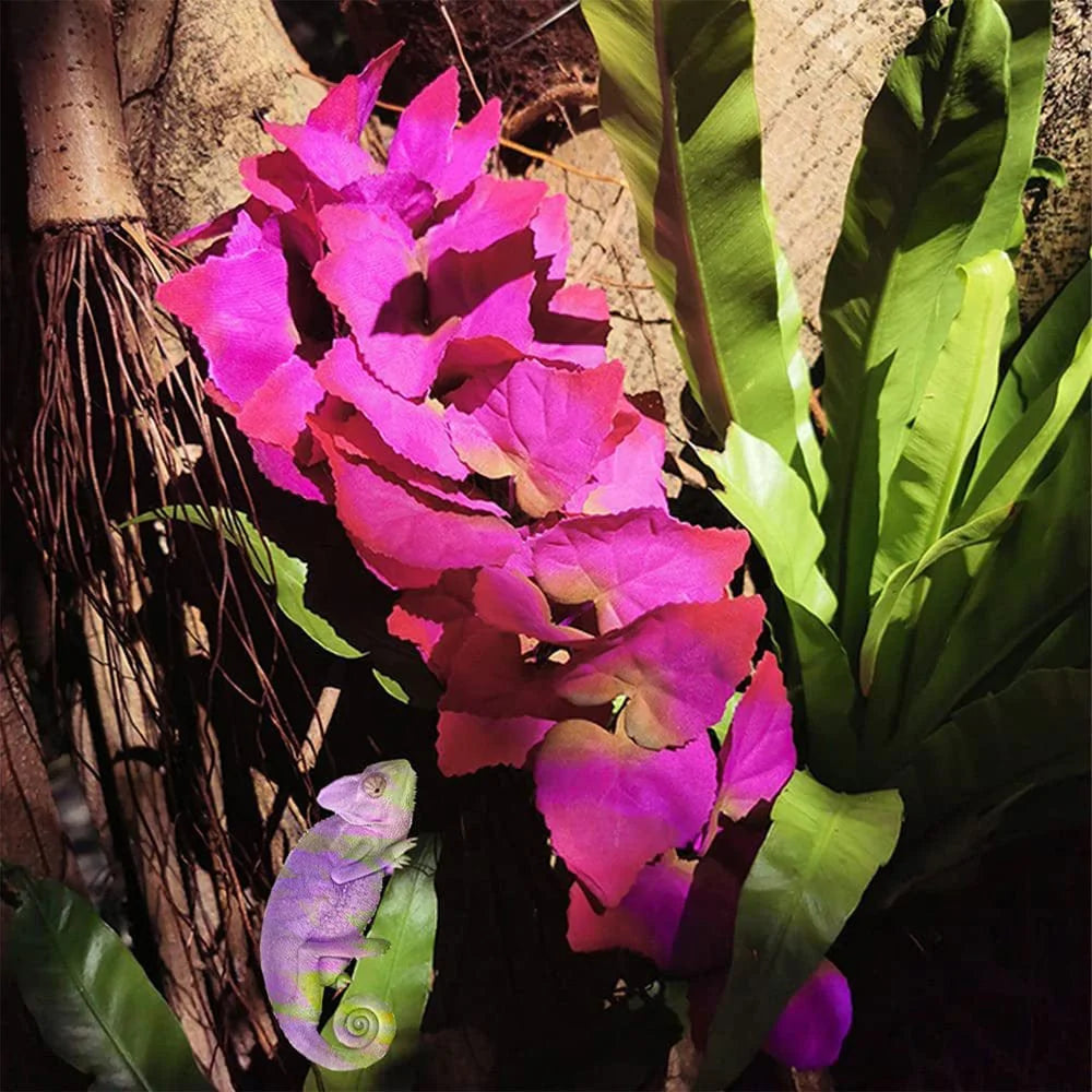 ZUARFY Reptile Plants Amphibian Hanging Plants Habitat Decor for Pets Bright Color