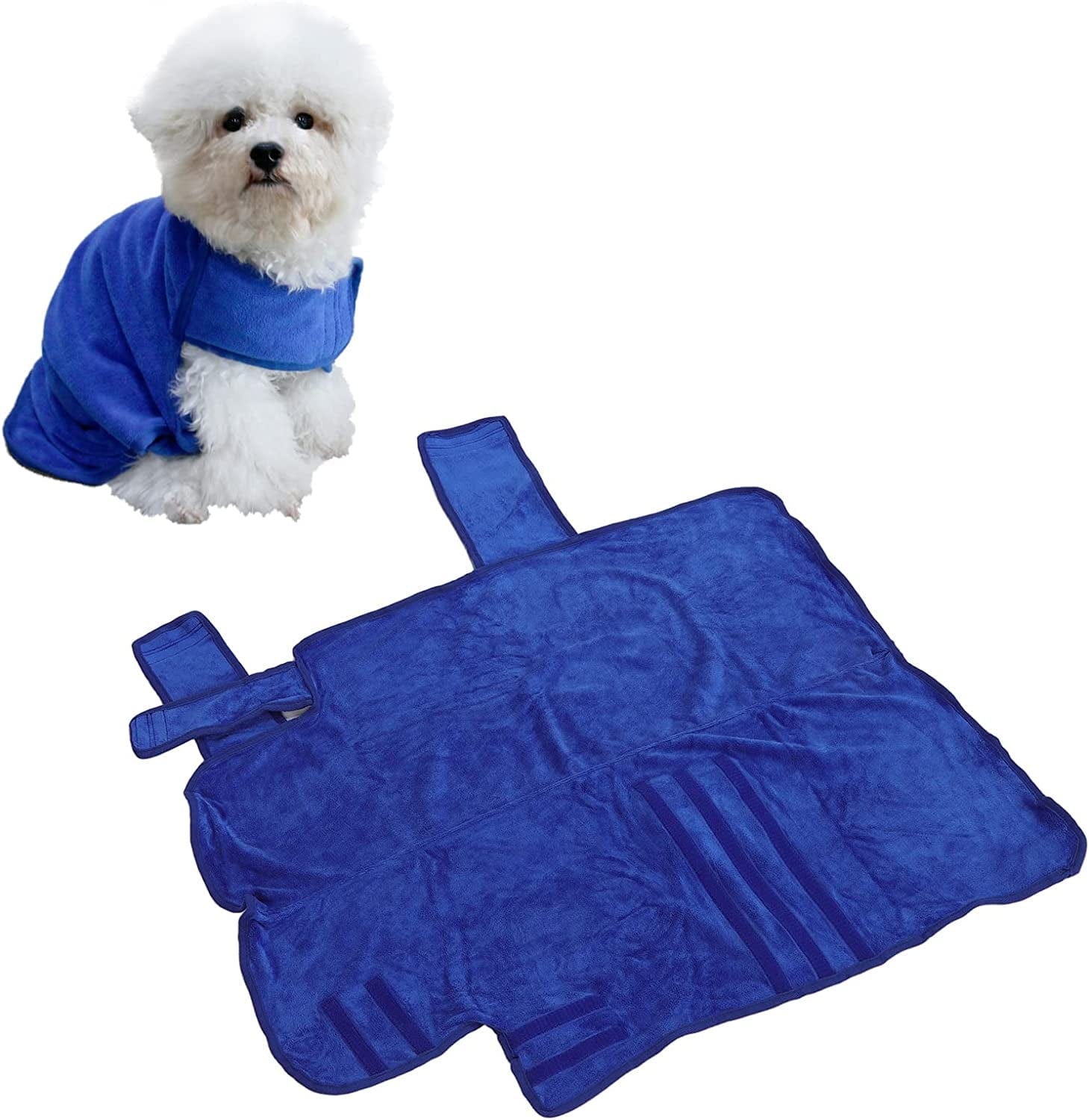 Zudoo Hot Dog Bathrobe Soft Versatile Machine Washable Quickabsorbing Bathrobe (XL) Animals & Pet Supplies > Pet Supplies > Dog Supplies > Dog Apparel Zudoo   