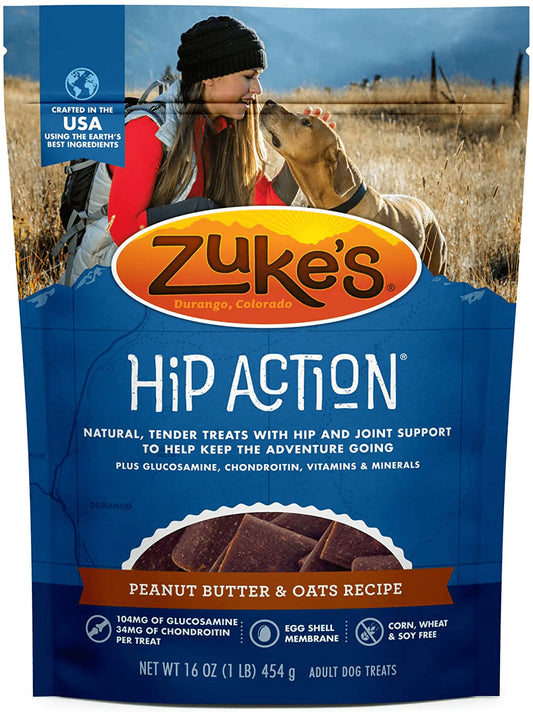 Zuke'S Hip Action Hip & Joint Natural Dog Treats Crafted in the USA