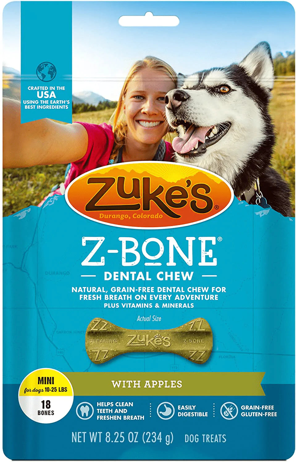 Zuke'S Z-Bone Grain Free Dental Chew Dog Treat Animals & Pet Supplies > Pet Supplies > Dog Supplies > Dog Treats Zuke's   