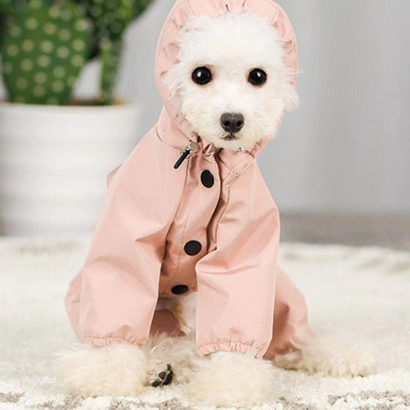 Zupora Hooded Dog Raincoat with Reflective Strip, Waterproof Slicker Poncho Dog Shirt Jacket Breathable Rainwear Pet Apparel for Puppy Small to Large Dogs, S-2XL Animals & Pet Supplies > Pet Supplies > Dog Supplies > Dog Apparel Zupora   