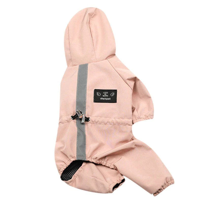 Zupora Hooded Dog Raincoat with Reflective Strip, Waterproof Slicker Poncho Dog Shirt Jacket Breathable Rainwear Pet Apparel for Puppy Small to Large Dogs, S-2XL Animals & Pet Supplies > Pet Supplies > Dog Supplies > Dog Apparel Zupora   