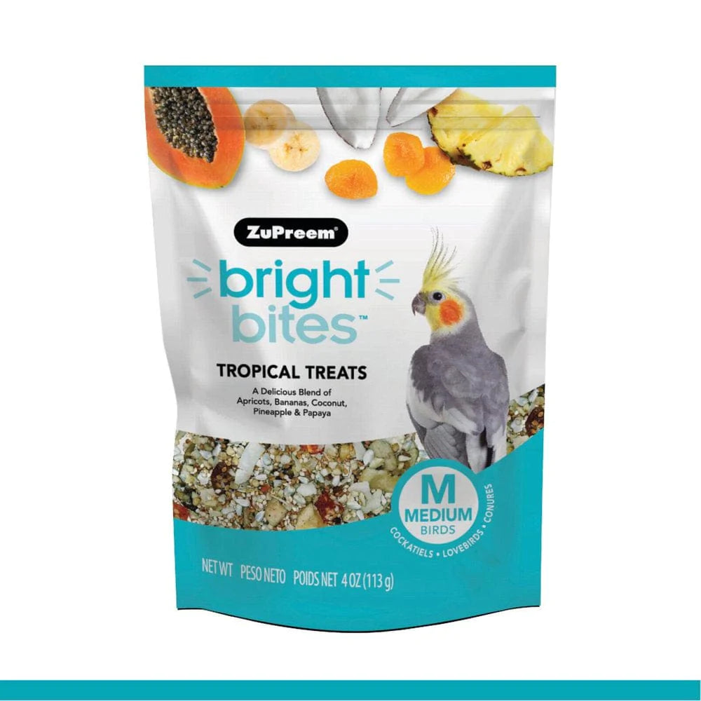 Zupreem Bright Bites | Tropical Treats | for Medium Birds Animals & Pet Supplies > Pet Supplies > Bird Supplies > Bird Treats Zupreem   