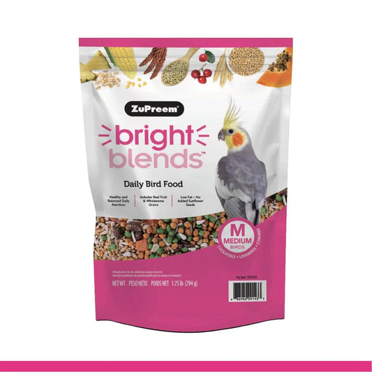 Zupreem Bright Blends | Daily Bird Food | for Medium Birds Animals & Pet Supplies > Pet Supplies > Bird Supplies > Bird Food Zupreem   