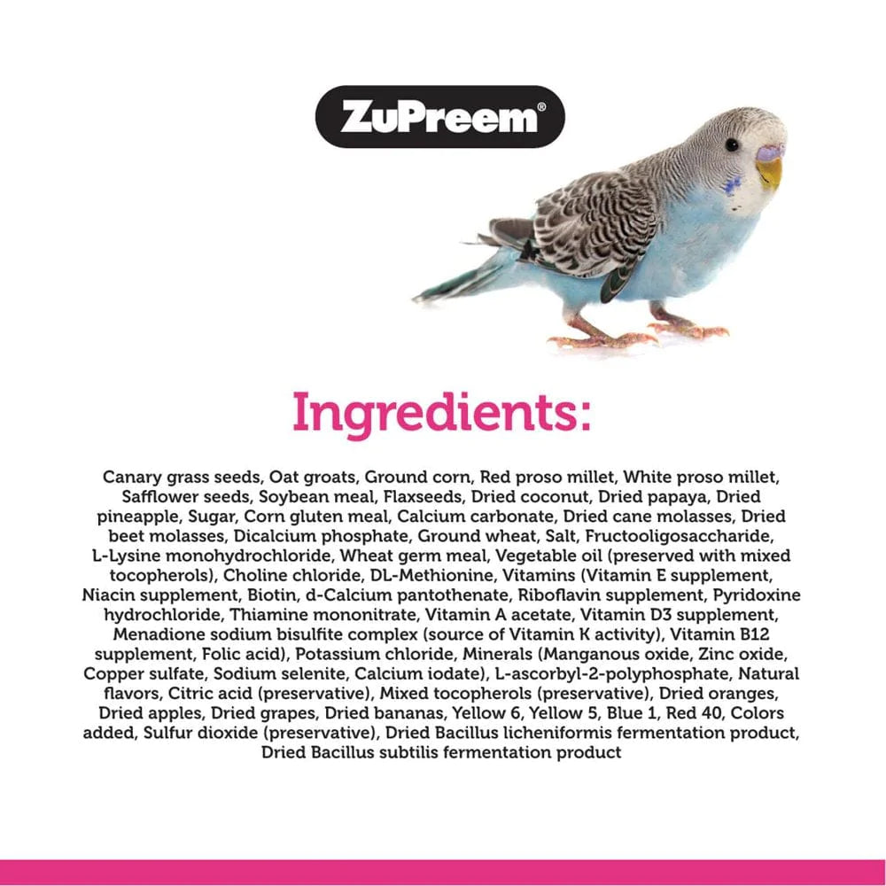 Zupreem Bright Blends | Daily Bird Food | for Small Birds Animals & Pet Supplies > Pet Supplies > Bird Supplies > Bird Food Zupreem   