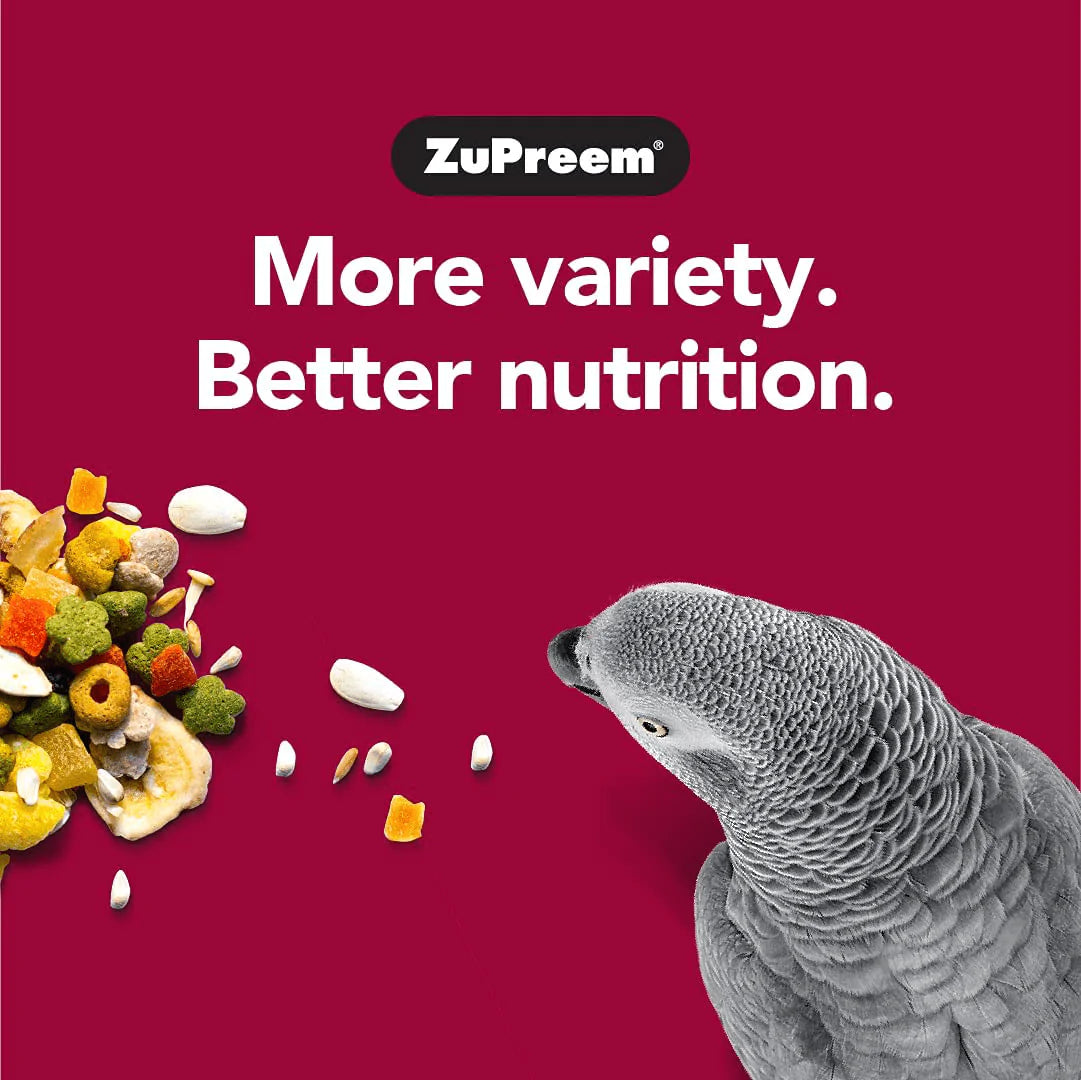 Zupreem Bundle Fruitblend Flavor Pellets & Sensible Seed for Medium Birds, 2 Lb (Pack of 2) - Essential Nutrition & Enriching Variety