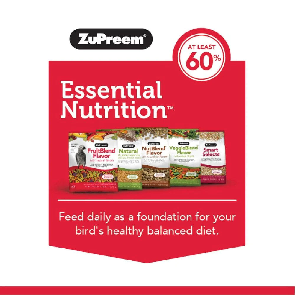 Zupreem® Fruitblend® Flavor with Natural Flavors | Daily Bird Food for Medium Birds | 2 Lb Animals & Pet Supplies > Pet Supplies > Bird Supplies > Bird Treats Zupreem   