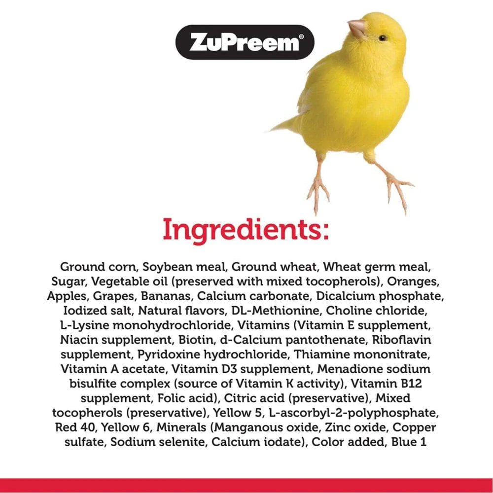 Zupreem® Fruitblend® Flavor with Natural Flavors | Daily Bird Food for Very Small Birds | 2 Lb Animals & Pet Supplies > Pet Supplies > Bird Supplies > Bird Food Zupreem   