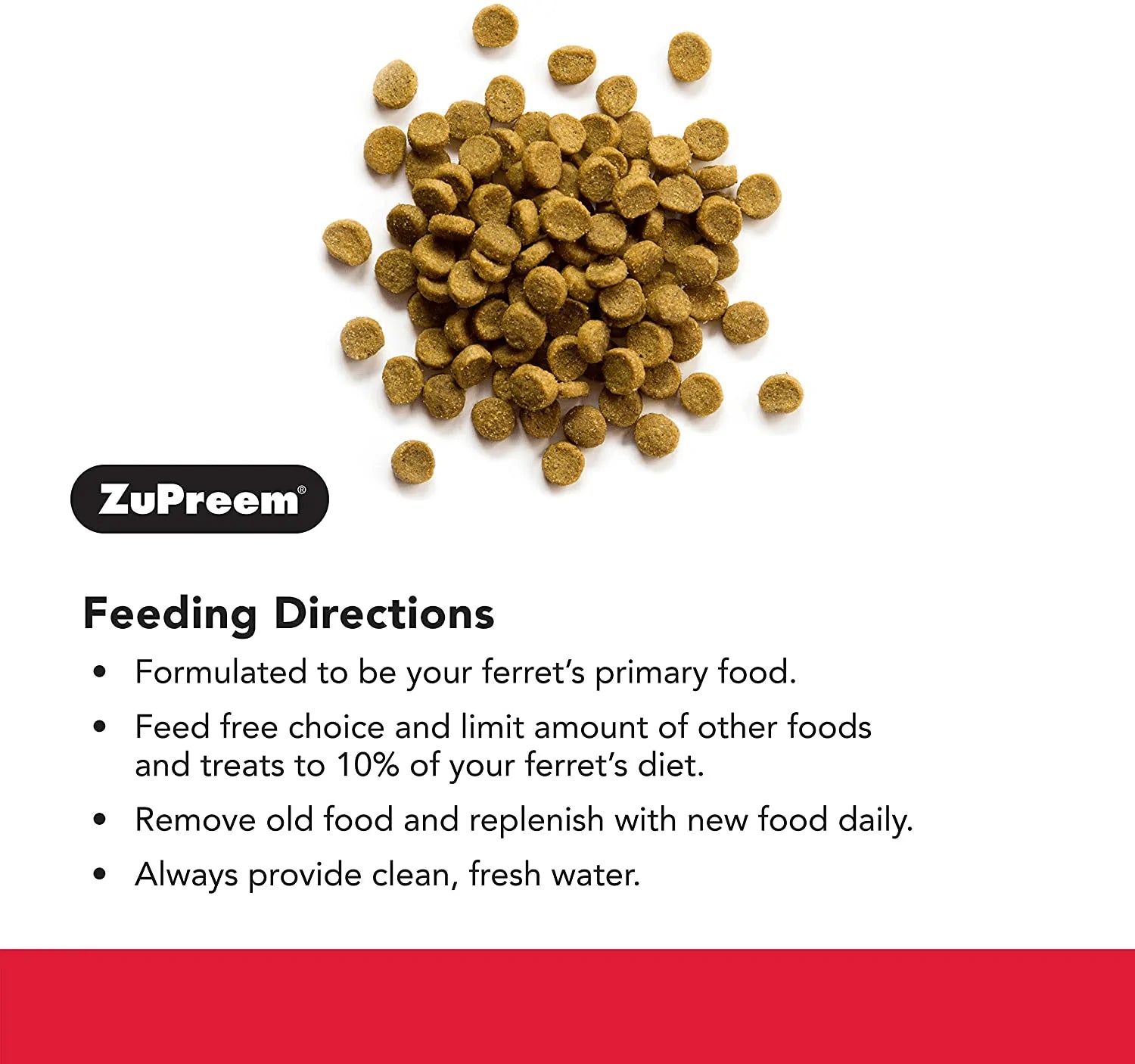 Zupreem Premium Daily Ferret Food - Made in USA, Complete Nutrition Diet, Highly Digestible, No Corn Animals & Pet Supplies > Pet Supplies > Small Animal Supplies > Small Animal Food ZuPreem   