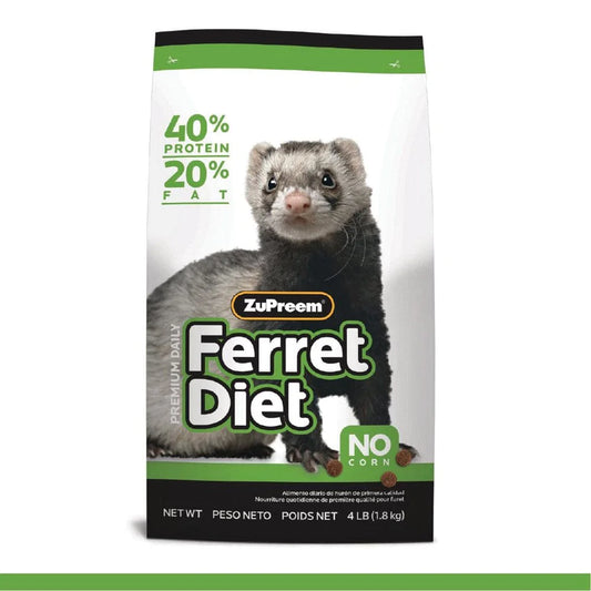 Zupreem® Premium Diet Food | Daily Food for Ferrets | Corn Free | 4Lbs Animals & Pet Supplies > Pet Supplies > Small Animal Supplies > Small Animal Food Zupreem   