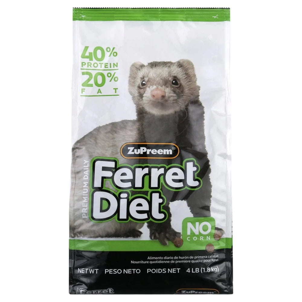 Zupreem® Premium Diet Food | Daily Food for Ferrets | Corn Free | 4Lbs Animals & Pet Supplies > Pet Supplies > Small Animal Supplies > Small Animal Food Zupreem   