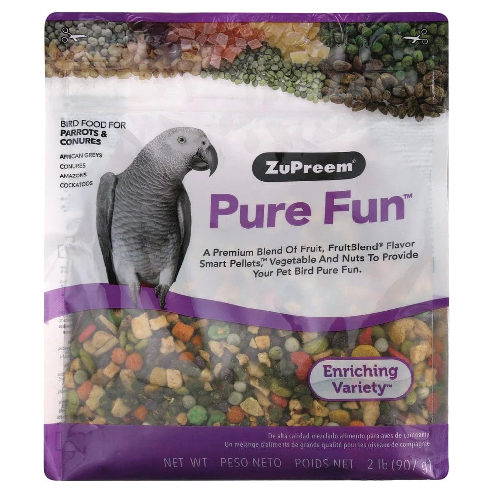 Zupreem® Pure Fun® | Bird Food for Parrots and Conures | 2 Lb Animals & Pet Supplies > Pet Supplies > Bird Supplies > Bird Food Zupreem   