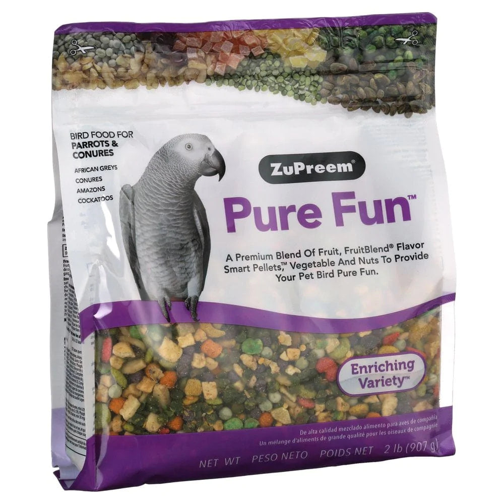 Zupreem® Pure Fun® | Bird Food for Parrots and Conures | 2 Lb Animals & Pet Supplies > Pet Supplies > Bird Supplies > Bird Food Zupreem   