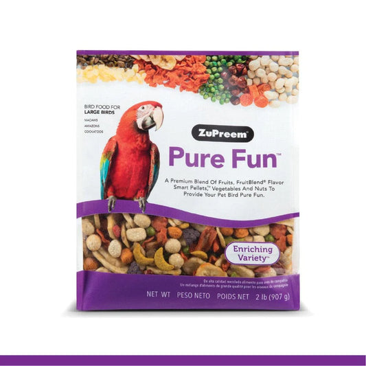 Zupreem® Pure Fun® | Dry Food for Large Birds | 2Lbs Animals & Pet Supplies > Pet Supplies > Bird Supplies > Bird Food Zupreem   