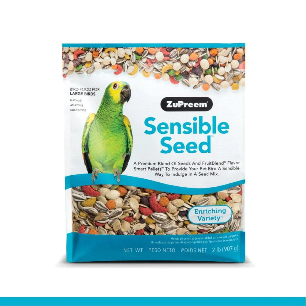 Zupreem® Sensible Seed® | Bird Food for Large Birds | 2 Lb Animals & Pet Supplies > Pet Supplies > Bird Supplies > Bird Food Zupreem   