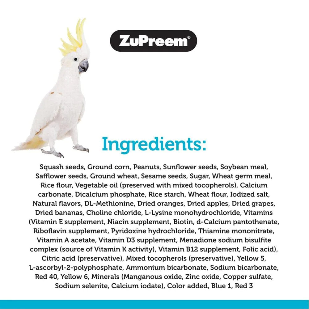 Zupreem® Sensible Seed® | Bird Food for Large Birds | 2 Lb Animals & Pet Supplies > Pet Supplies > Bird Supplies > Bird Food Zupreem   