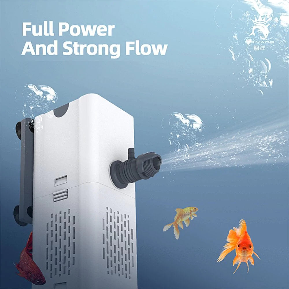 ZY-N62 4 in 1 Fish Tank Air Oxygen Aquarium Filter Internal Pump (US 15W) Animals & Pet Supplies > Pet Supplies > Fish Supplies > Aquarium Filters Aousin   